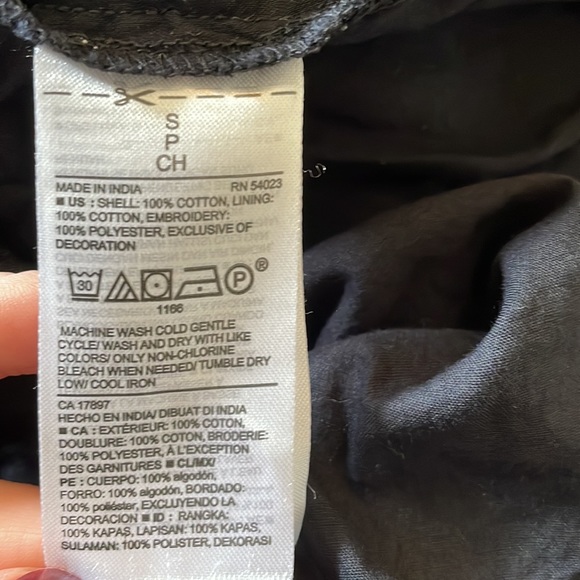 Embroidered dress 100% cotton - Picture 7 of 7